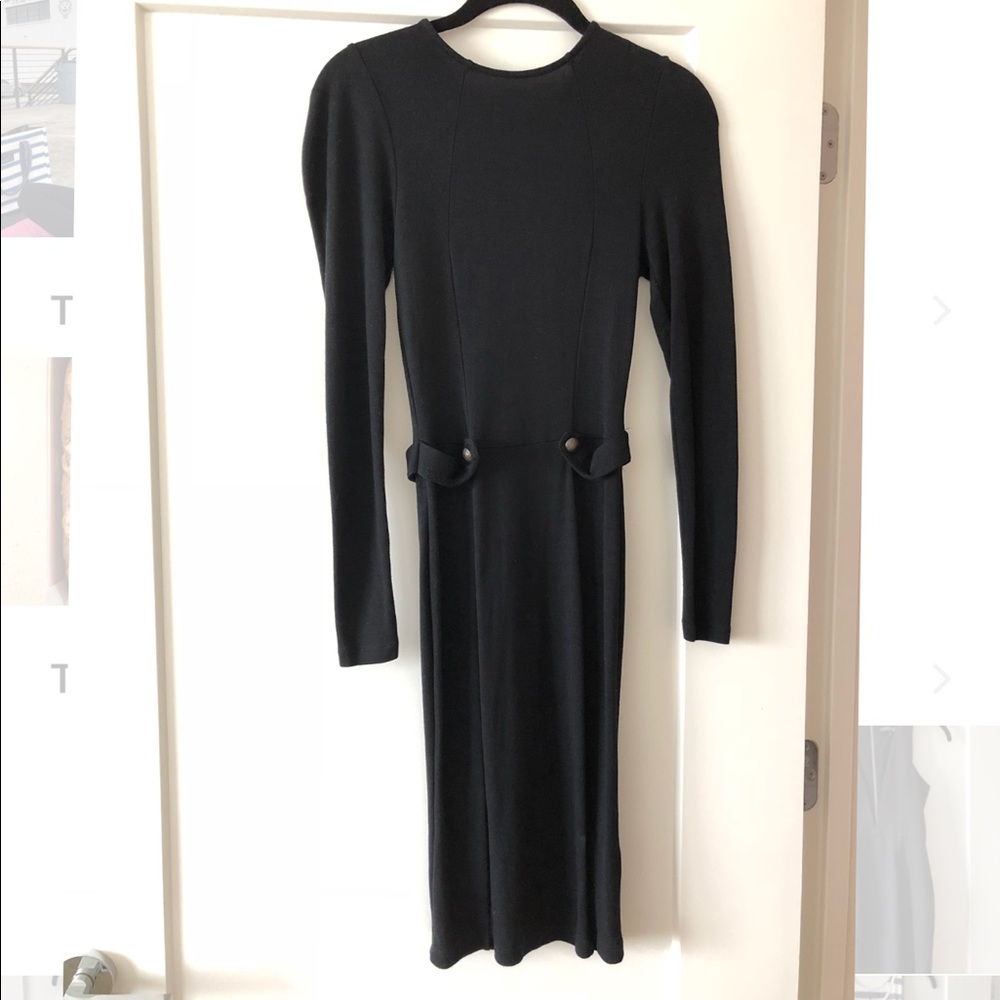 Warehouse military detail dress